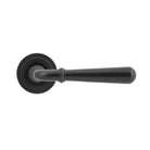 Aged Bronze Newbury Lever on Rose Set (Art Deco) - Unsprung | From The Anvil - Concealed - From The Anvil - Yester Home