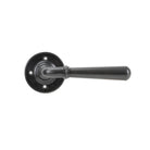 Aged Bronze Newbury Lever on Rose Set | From The Anvil-Lever on Rose-Yester Home