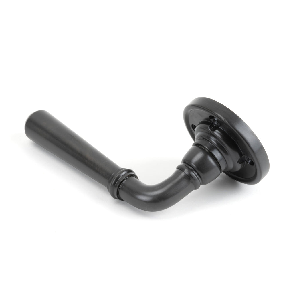 Aged Bronze Newbury Lever on Rose Set | From The Anvil-Lever on Rose-Yester Home