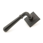 Aged Bronze Newbury Lever on Rose Set (Square) | From The Anvil-Concealed-Yester Home