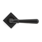 Aged Bronze Newbury Lever on Rose Set (Square) - Unsprung | From The Anvil-Concealed-Yester Home