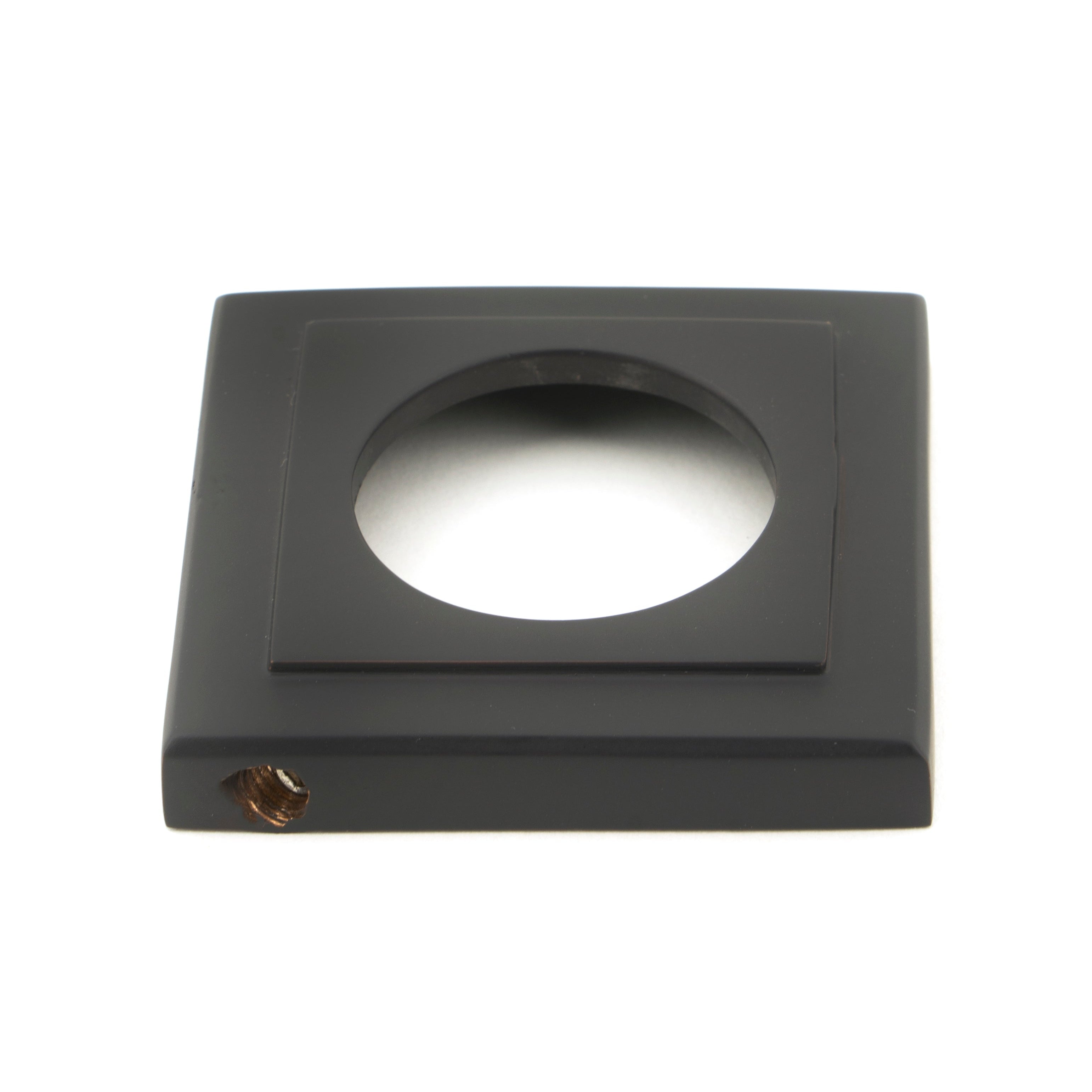 Aged Bronze Newbury Lever on Rose Set (Square) - Unsprung | From The Anvil-Concealed-Yester Home