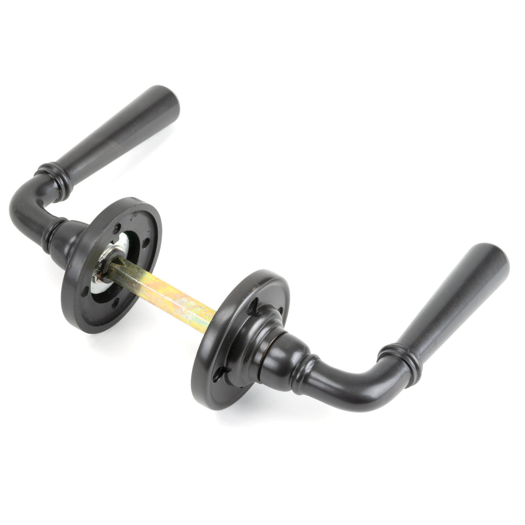 Aged Bronze Newbury Lever on Rose Set - Unsprung | From The Anvil