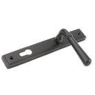 Aged Bronze Newbury Slimline Lever Espag. Lock Set | From The Anvil-Espagnolette-Yester Home