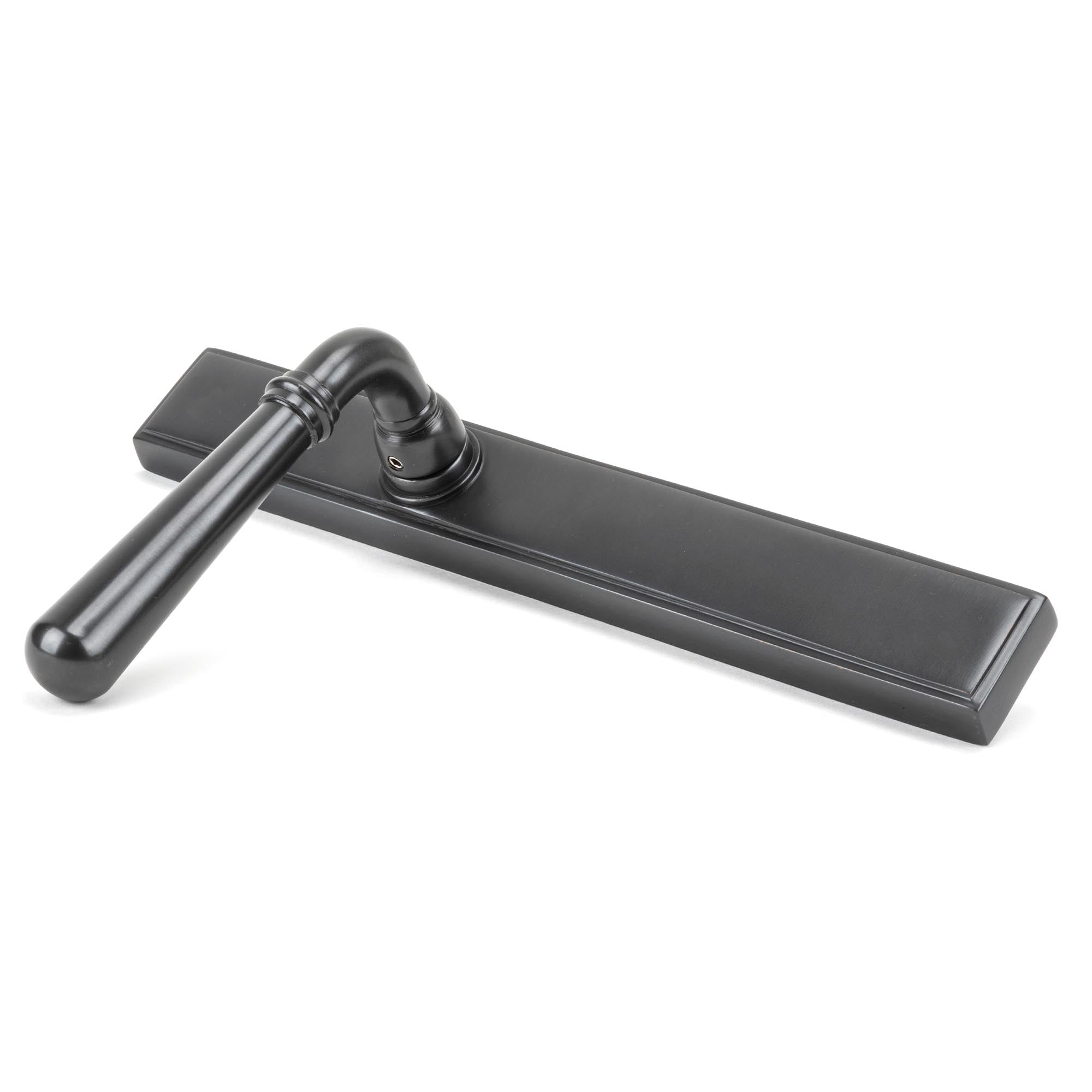 Aged Bronze Newbury Slimline Lever Latch Set | From The Anvil - Espagnolette - From The Anvil - Yester Home