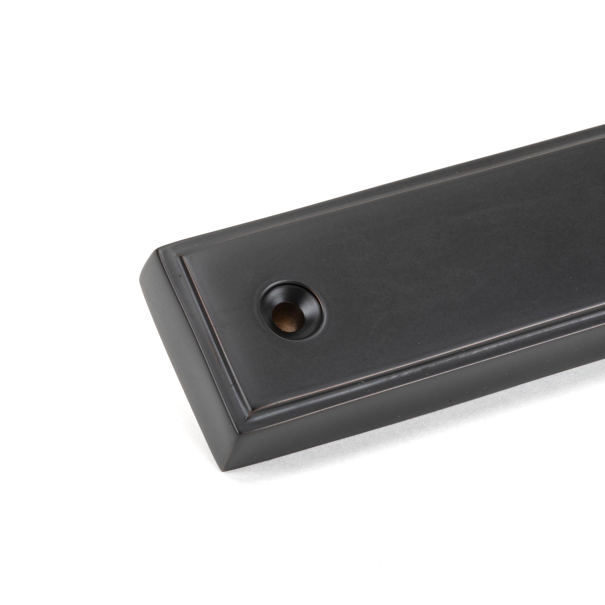 Aged Bronze Newbury Slimline Lever Latch Set | From The Anvil - Espagnolette - From The Anvil - Yester Home