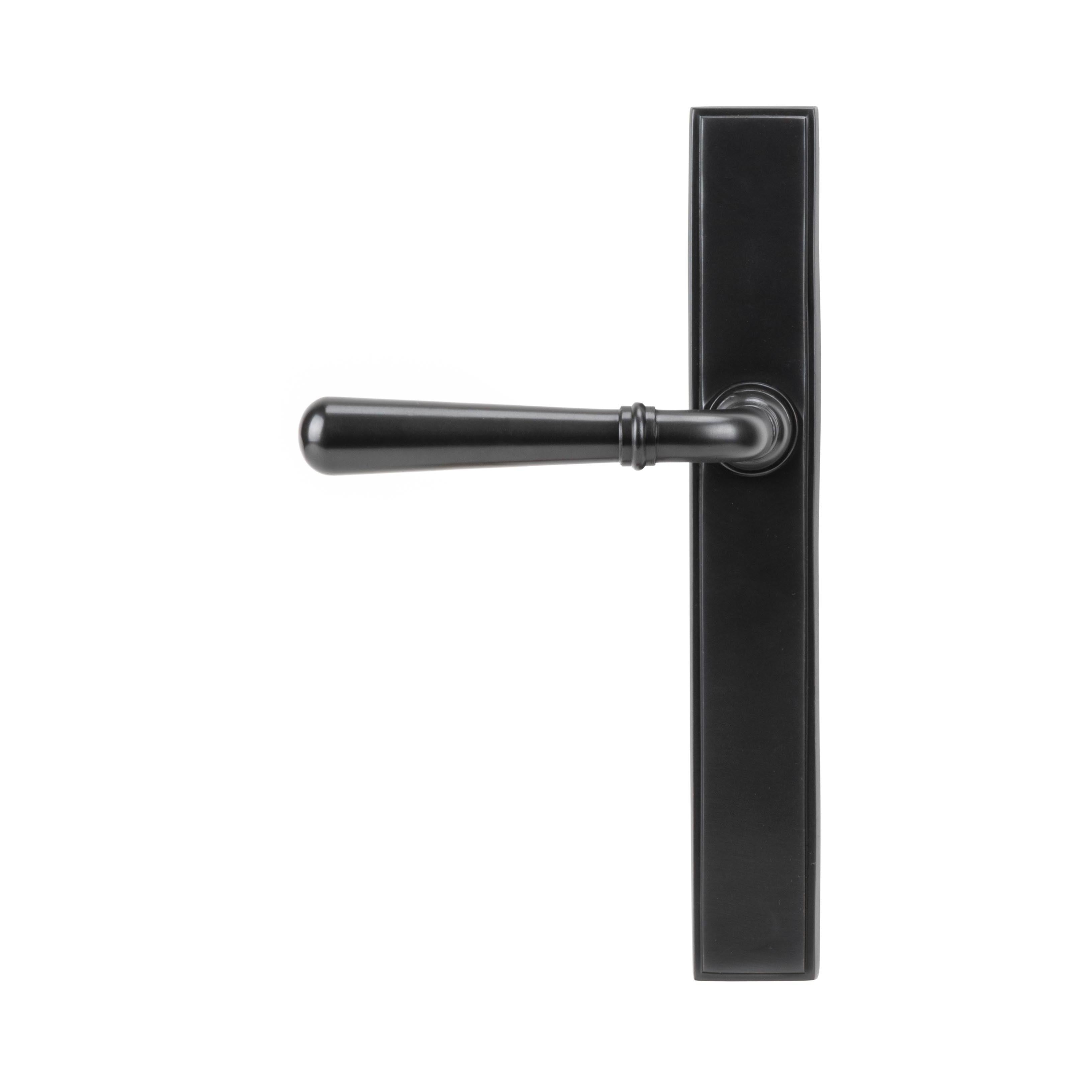 Aged Bronze Newbury Slimline Lever Latch Set | From The Anvil - Espagnolette - From The Anvil - Yester Home