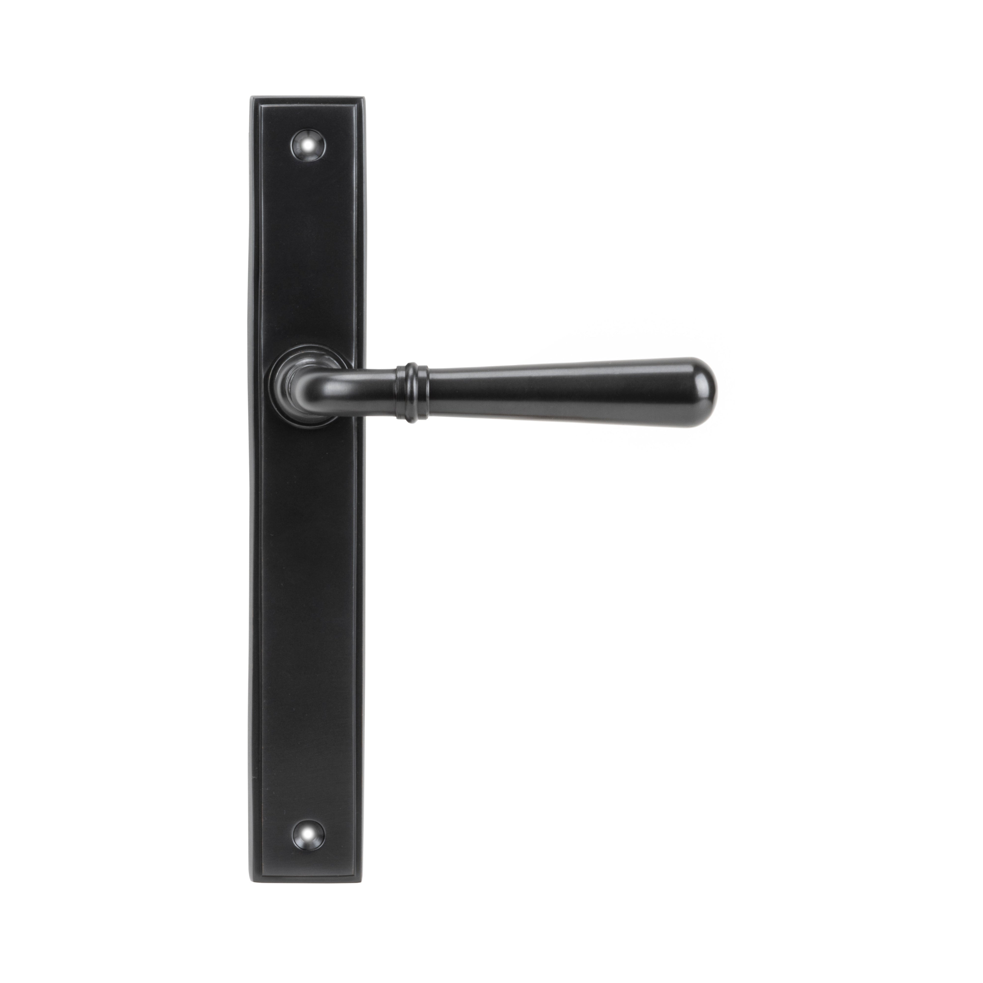 Aged Bronze Newbury Slimline Lever Latch Set | From The Anvil-Espagnolette-Yester Home