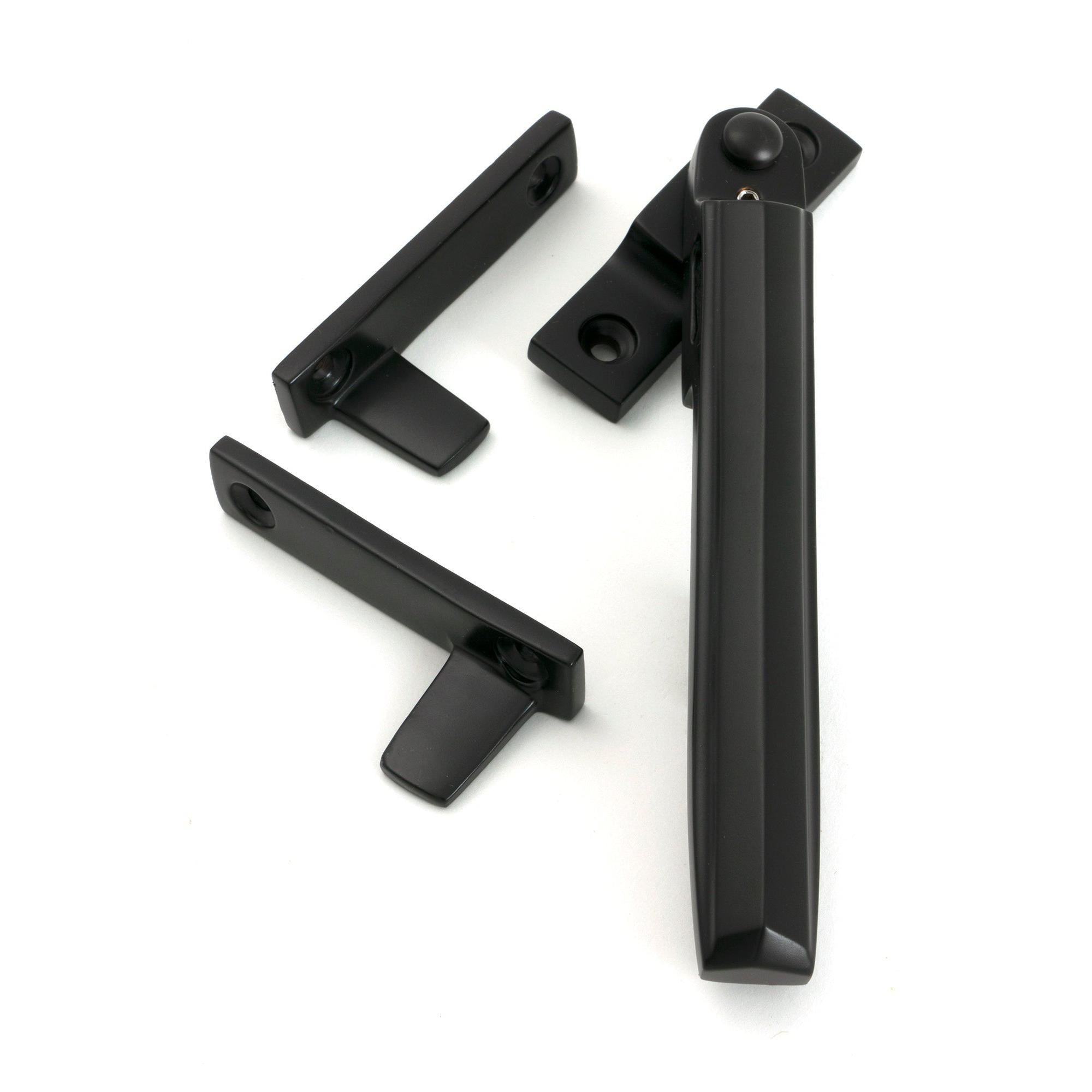 Aged Bronze Night-Vent Locking Art Deco Fastener - Night-Vent Fasteners - From The Anvil - Yester Home