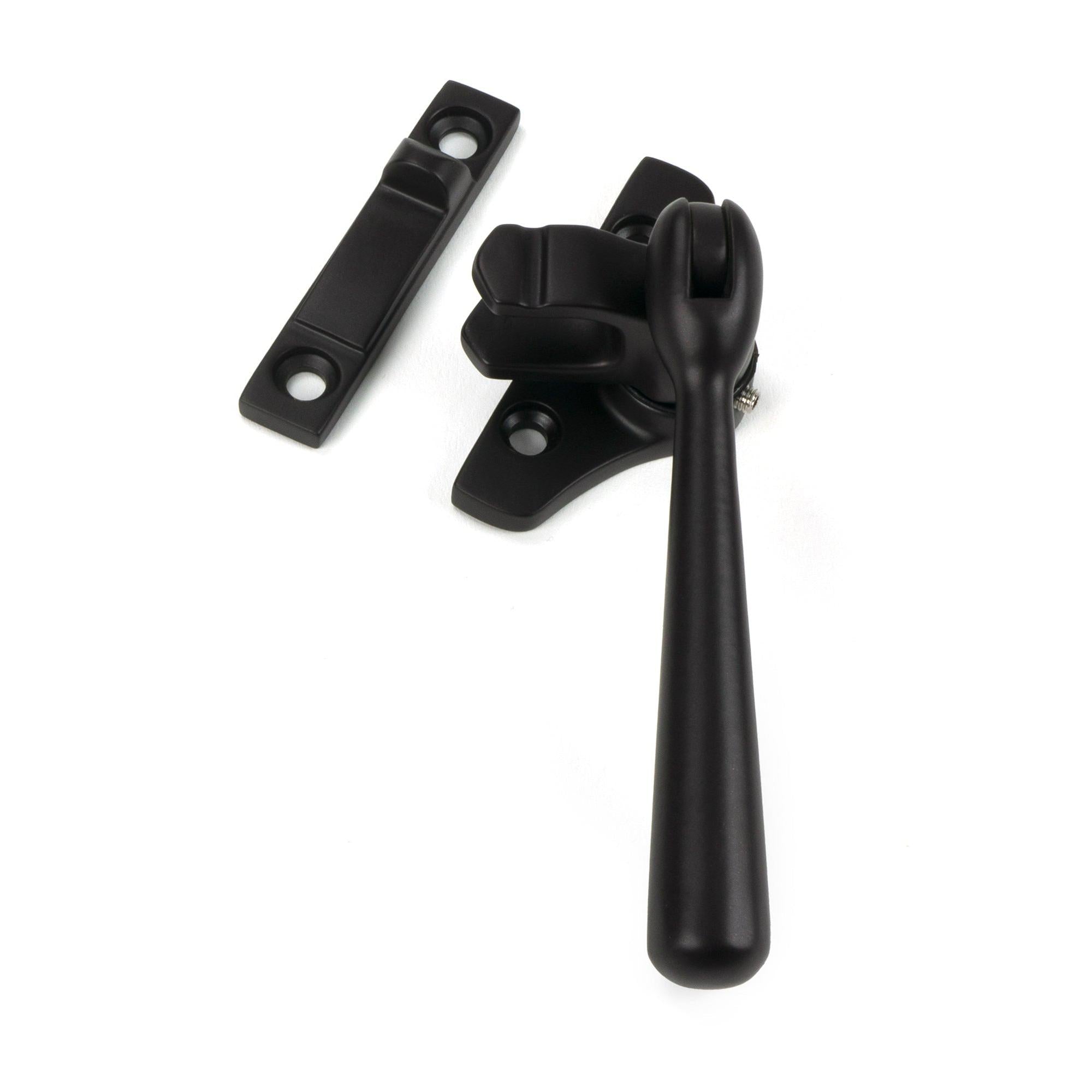 Aged Bronze Night-Vent Locking Newbury Fastener (Steel Window) - Night-Vent Fasteners - From The Anvil - Yester Home