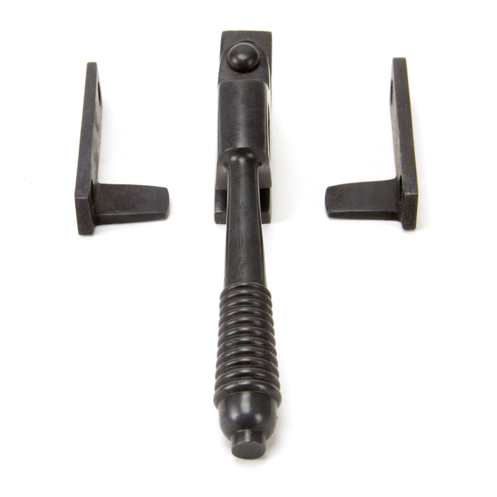Aged Bronze Night-Vent Locking Reeded Fastener | From The Anvil-Night-Vent Fasteners-Yester Home