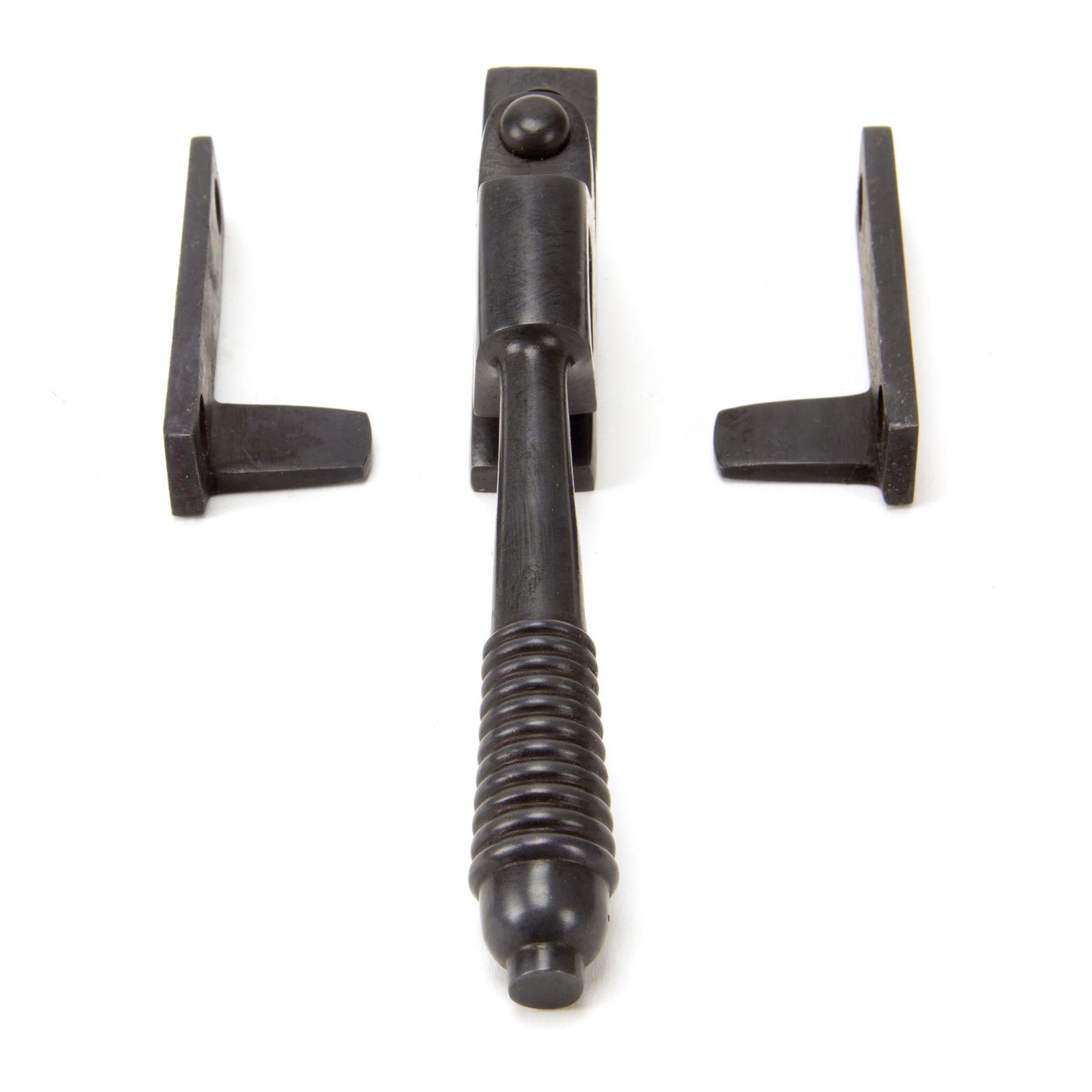 Aged Bronze Night-Vent Locking Reeded Fastener | From The Anvil - Night-Vent Fasteners - From The Anvil - Yester Home