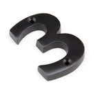 Aged Bronze Numeral 3 | From The Anvil - Numerals - From The Anvil - Yester Home