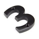 Aged Bronze Numeral 3 | From The Anvil-Numerals-Yester Home