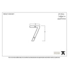 Aged Bronze Numeral 7 | From The Anvil-Numerals-Yester Home