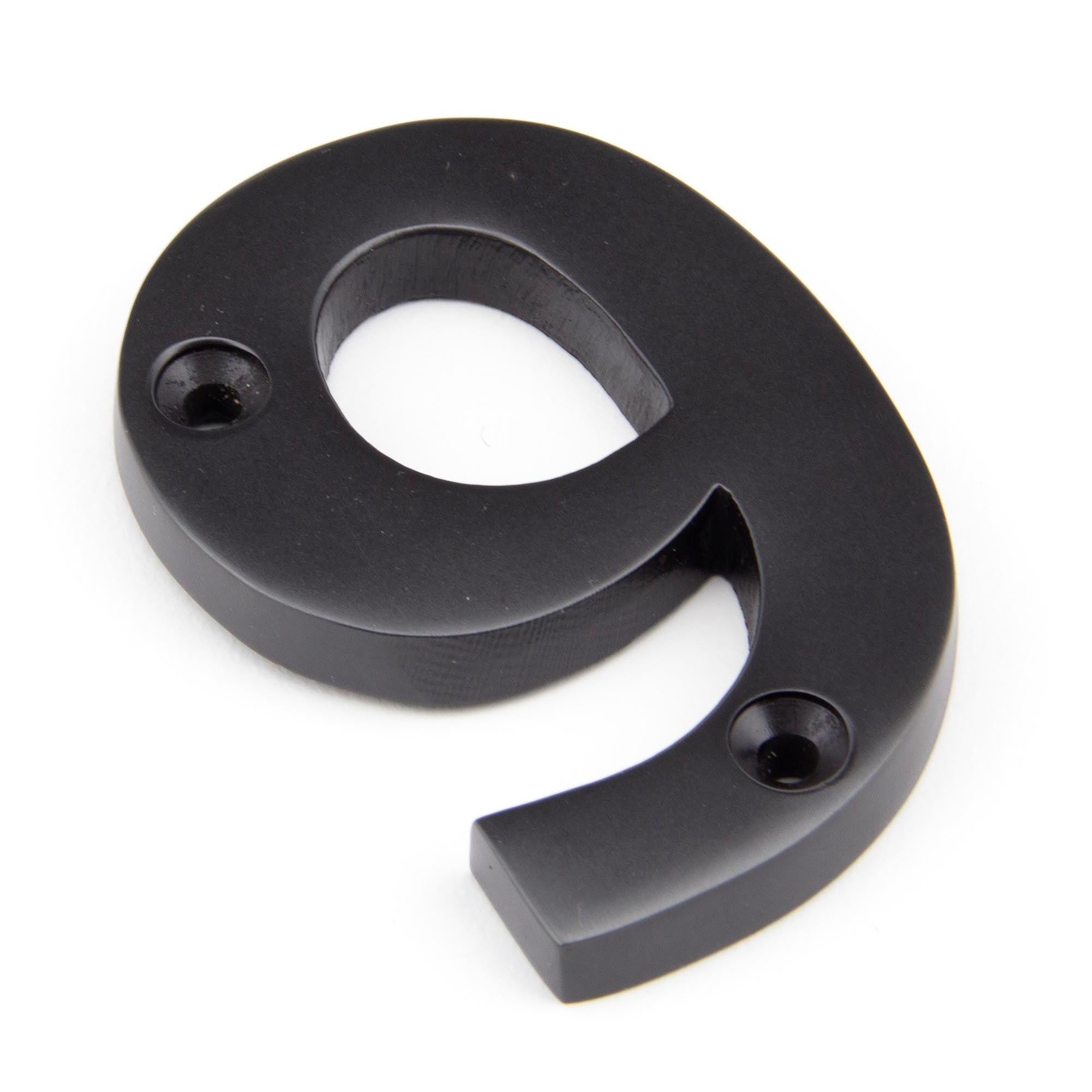 Aged Bronze Numeral 9 | From The Anvil - Numerals - From The Anvil - Yester Home