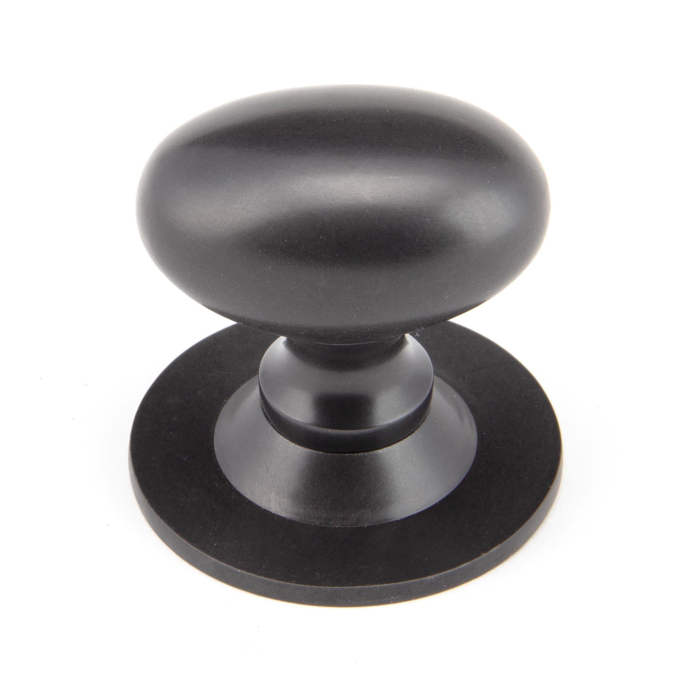 Aged Bronze Oval Cabinet Knob 40mm | From The Anvil - Cabinet Knobs - From The Anvil - Yester Home