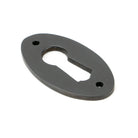 Aged Bronze Oval Escutcheon | From The Anvil-Escutcheons-Yester Home