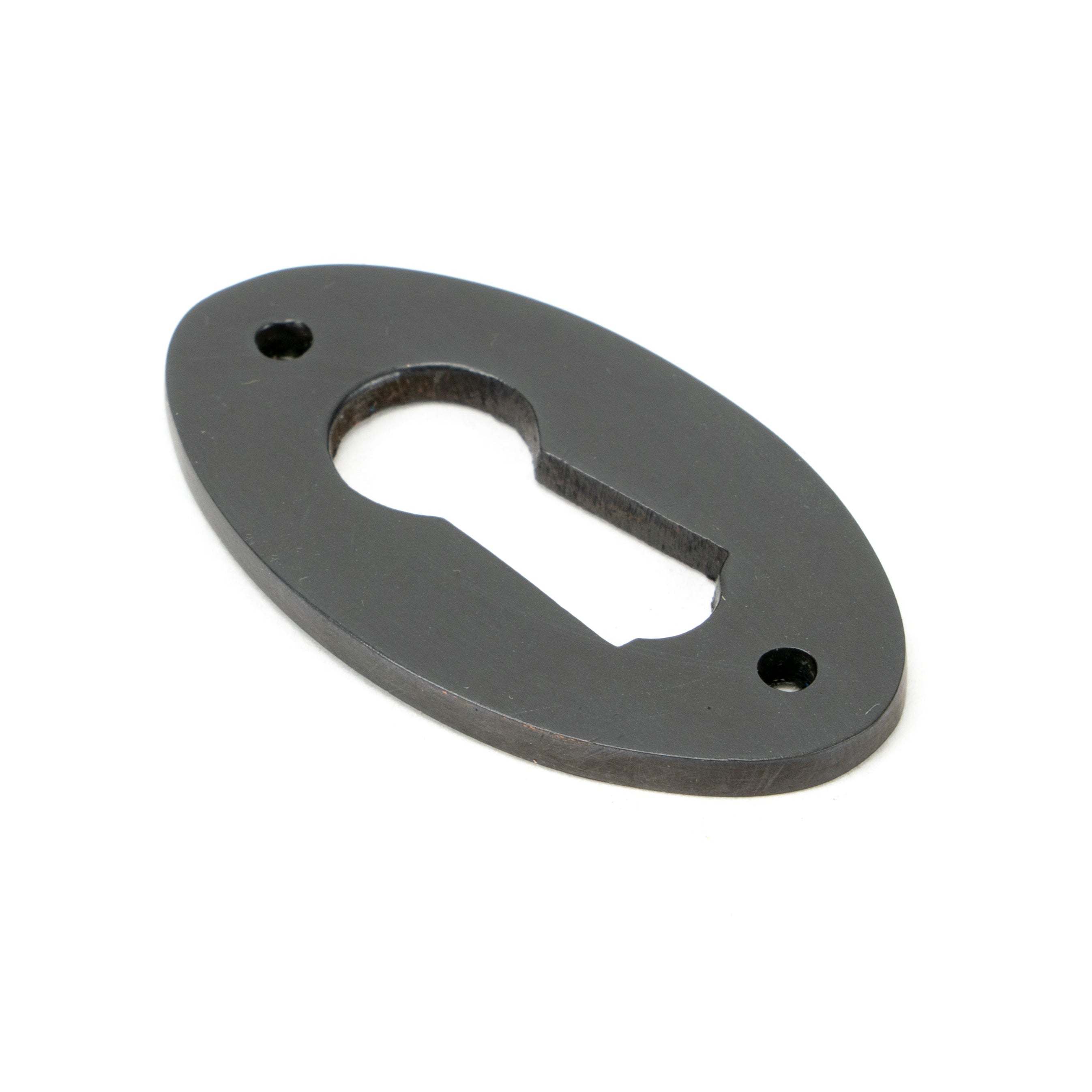 Aged Bronze Oval Escutcheon | From The Anvil-Escutcheons-Yester Home