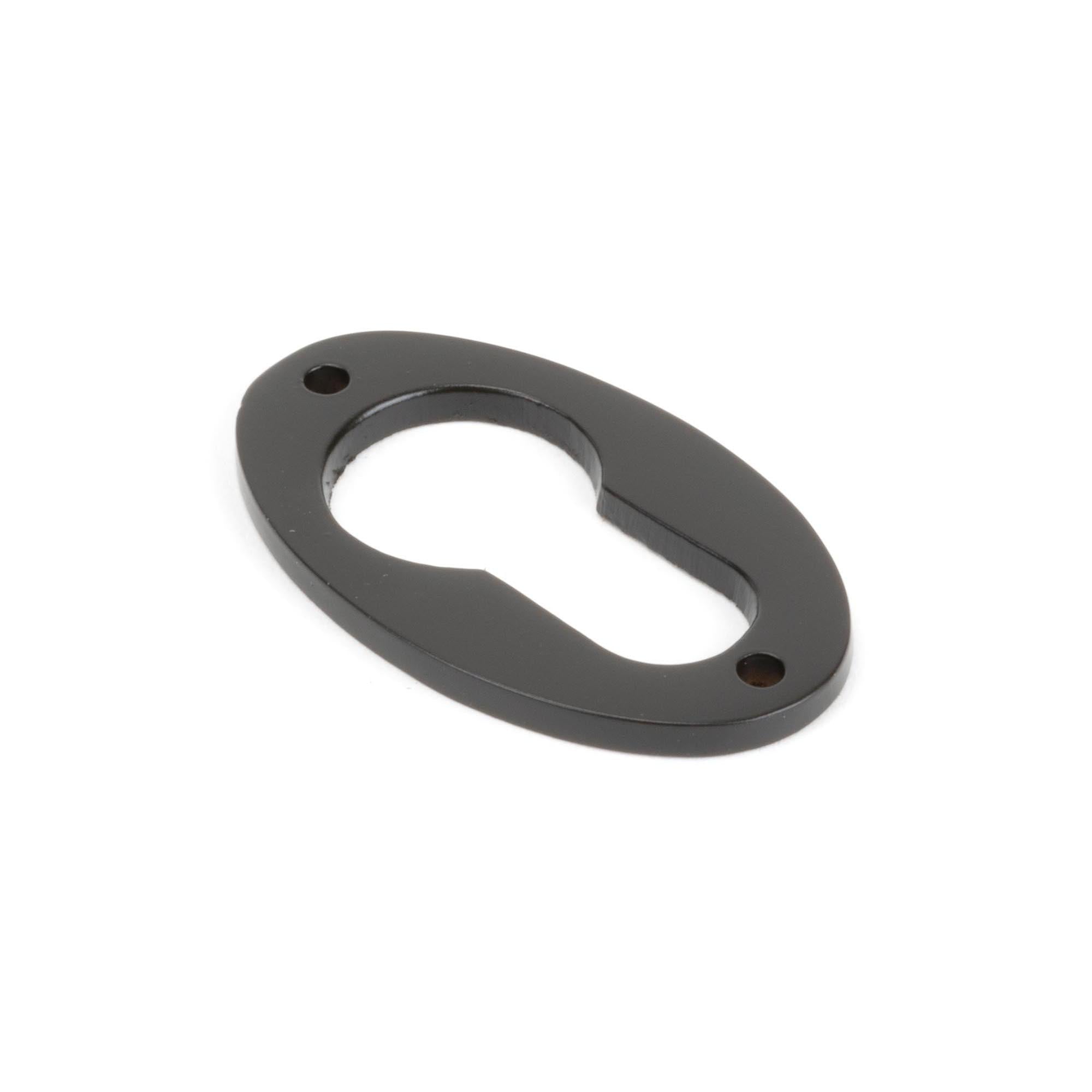 Aged Bronze Oval Euro Escutcheon | From The Anvil - Euro Escutcheons - From The Anvil - Yester Home