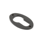 Aged Bronze Oval Euro Escutcheon | From The Anvil-Euro Escutcheons-Yester Home