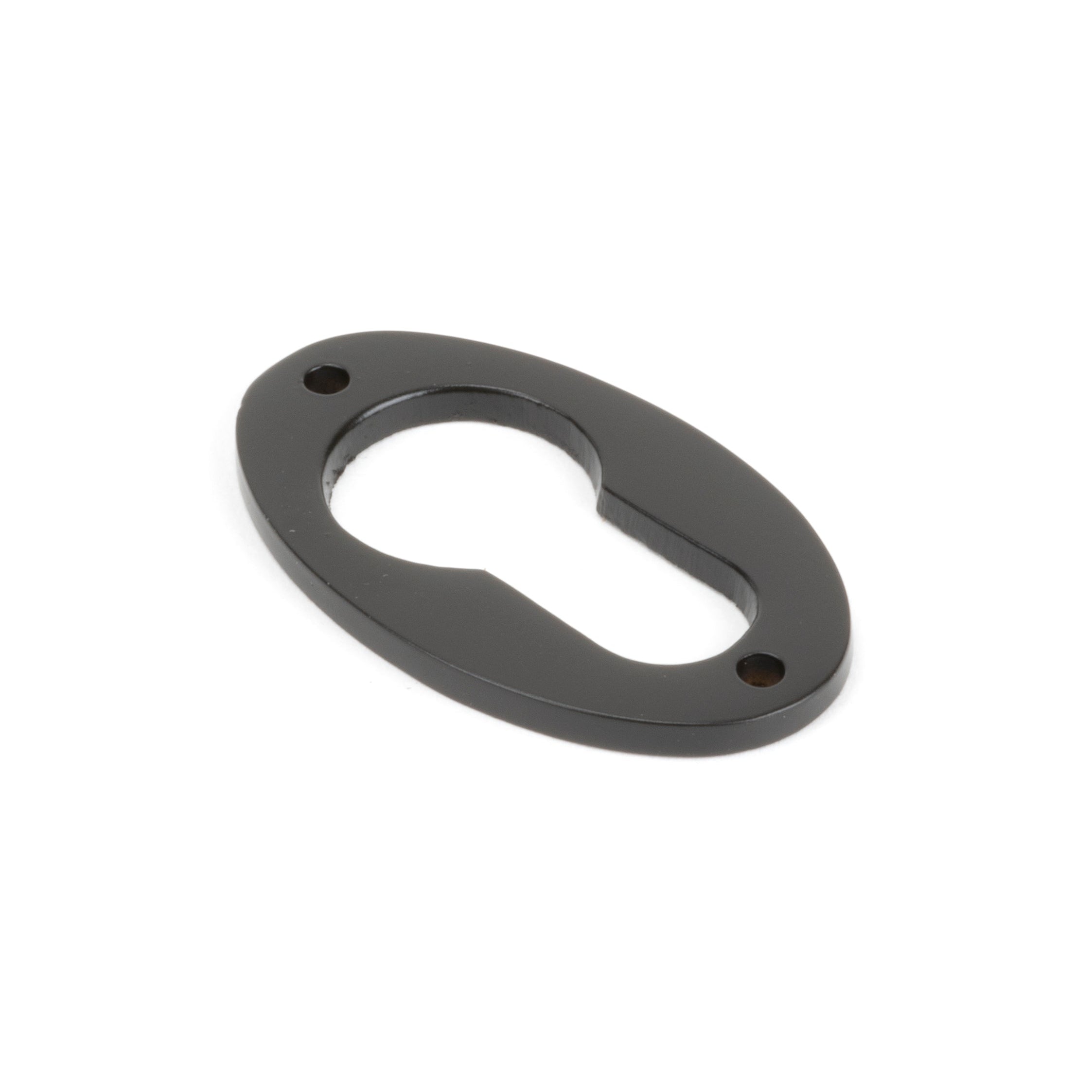 Aged Bronze Oval Euro Escutcheon | From The Anvil-Euro Escutcheons-Yester Home