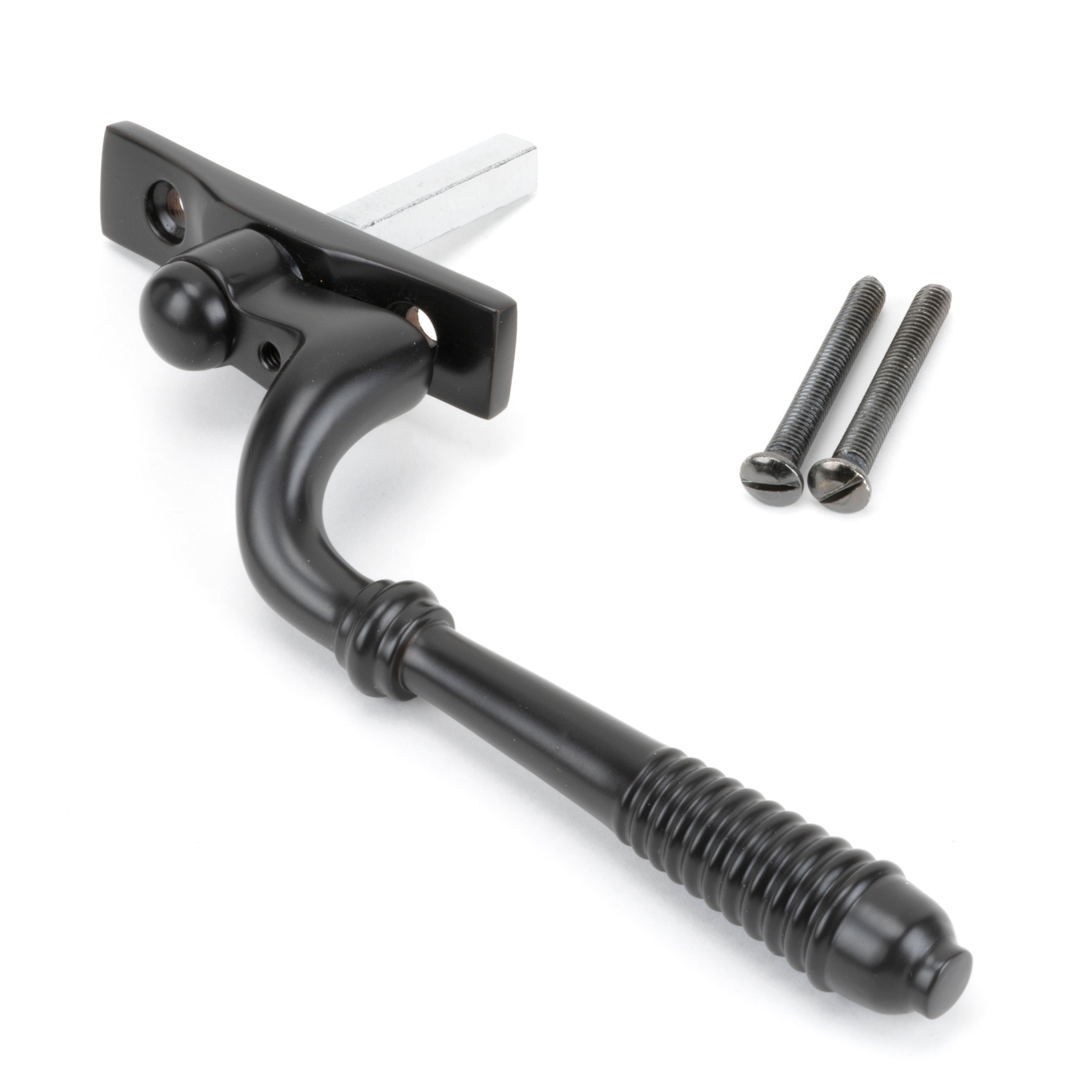 Aged Bronze Reeded Espag - LH | From The Anvil-Espag. Fasteners-Yester Home