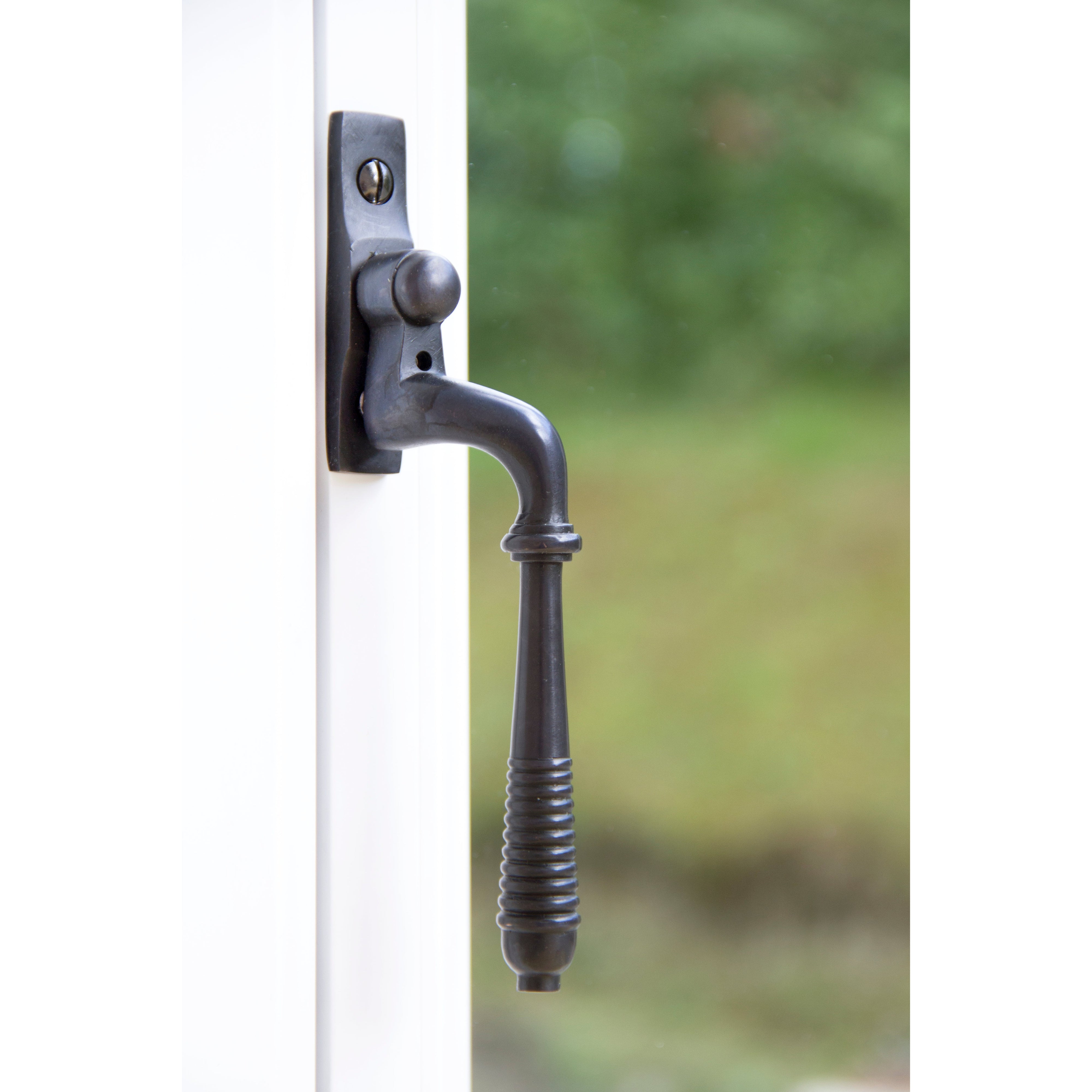 Aged Bronze Reeded Espag - RH | From The Anvil-Espag. Fasteners-Yester Home