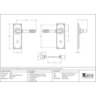 Aged Bronze Reeded Lever Bathroom Set | From The Anvil - Lever Bathroom - From The Anvil - Yester Home