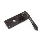 Aged Bronze Reeded Lever Bathroom Set | From The Anvil-Lever Bathroom-Yester Home