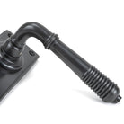 Aged Bronze Reeded Lever Latch Set | From The Anvil-Lever Latch-Yester Home