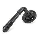 Aged Bronze Reeded Lever on Rose Set | From The Anvil-Lever on Rose-Yester Home