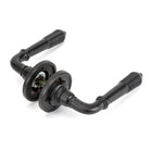 Aged Bronze Reeded Lever on Rose Set | From The Anvil-Lever on Rose-Yester Home