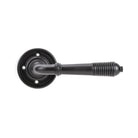 Aged Bronze Reeded Lever on Rose Set | From The Anvil-Lever on Rose-Yester Home