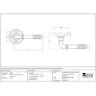 Aged Bronze Reeded Lever on Rose Set - Unsprung | From The Anvil-Lever on Rose-Yester Home