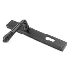 Aged Bronze Reeded Slimline Lever Espag. Lock Set | From The Anvil-Espagnolette-Yester Home