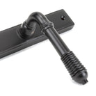 Aged Bronze Reeded Slimline Lever Espag. Lock Set | From The Anvil-Espagnolette-Yester Home