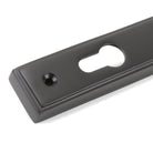 Aged Bronze Reeded Slimline Lever Espag. Lock Set | From The Anvil-Espagnolette-Yester Home