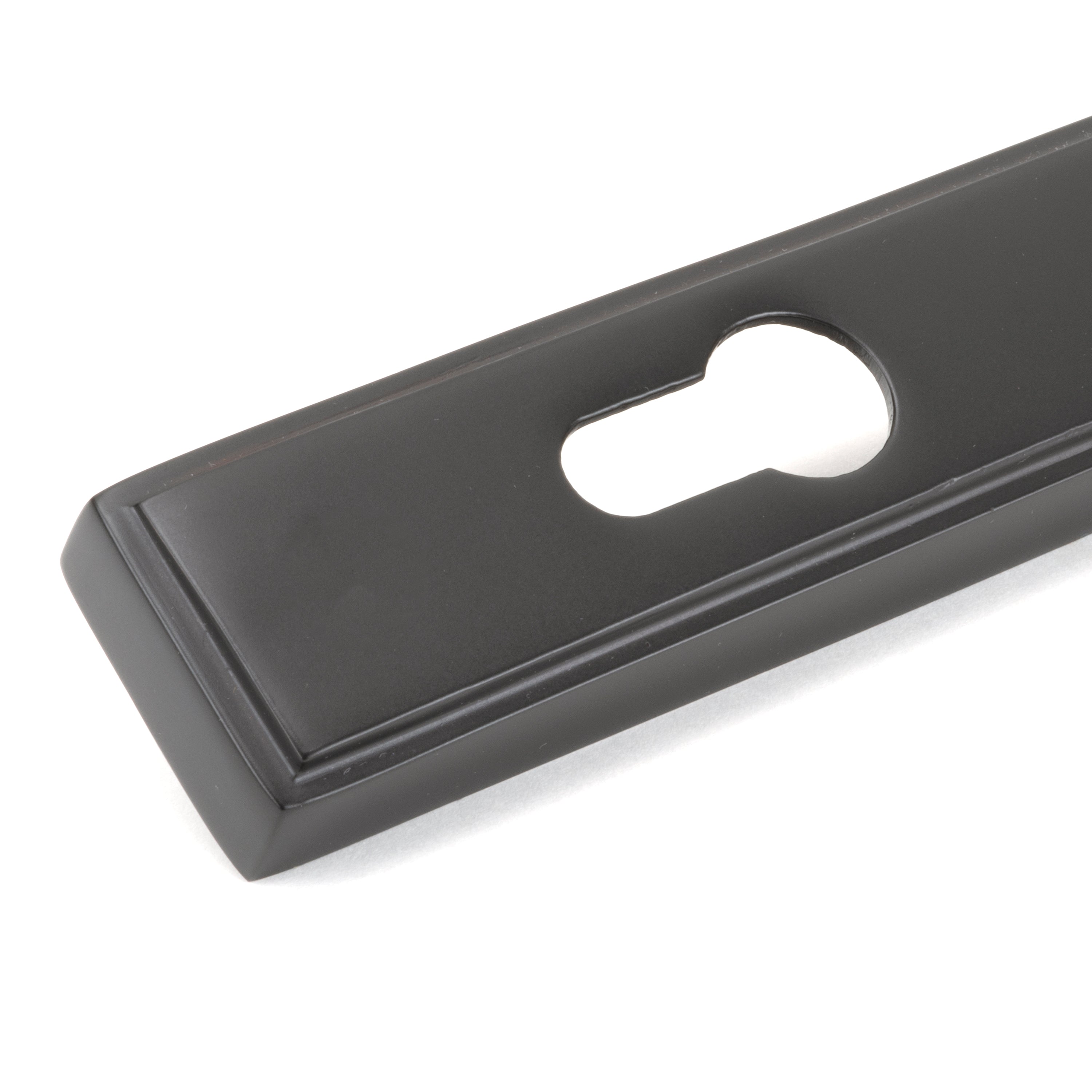 Aged Bronze Reeded Slimline Lever Espag. Lock Set | From The Anvil-Espagnolette-Yester Home