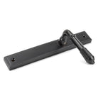 Aged Bronze Reeded Slimline Lever Latch Set | From The Anvil - Espagnolette - From The Anvil - Yester Home