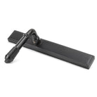 Aged Bronze Reeded Slimline Lever Latch Set | From The Anvil - Espagnolette - From The Anvil - Yester Home