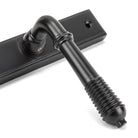 Aged Bronze Reeded Slimline Lever Latch Set | From The Anvil - Espagnolette - From The Anvil - Yester Home