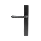Aged Bronze Reeded Slimline Lever Latch Set | From The Anvil-Espagnolette-Yester Home