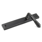 Aged Bronze Reeded Slimline Lever Latch Set | From The Anvil-Espagnolette-Yester Home
