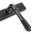 Aged Bronze Reeded Slimline Lever Latch Set | From The Anvil-Espagnolette-Yester Home
