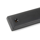 Aged Bronze Reeded Slimline Lever Latch Set | From The Anvil-Espagnolette-Yester Home