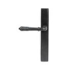 Aged Bronze Reeded Slimline Lever Latch Set | From The Anvil - Espagnolette - From The Anvil - Yester Home