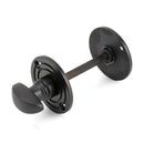 Aged Bronze Round Bathroom Thumbturn | From The Anvil-Thumbturns-Yester Home