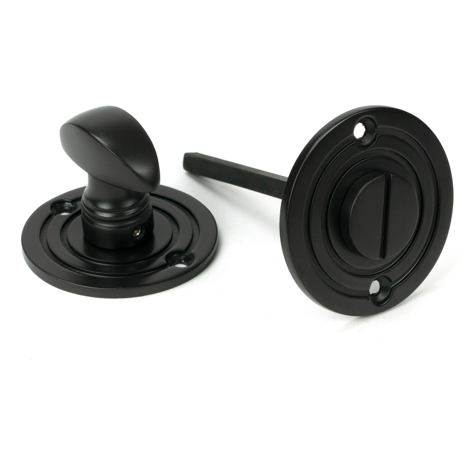Aged Bronze Round Bathroom Thumbturn | From The Anvil - Thumbturns - From The Anvil - Yester Home