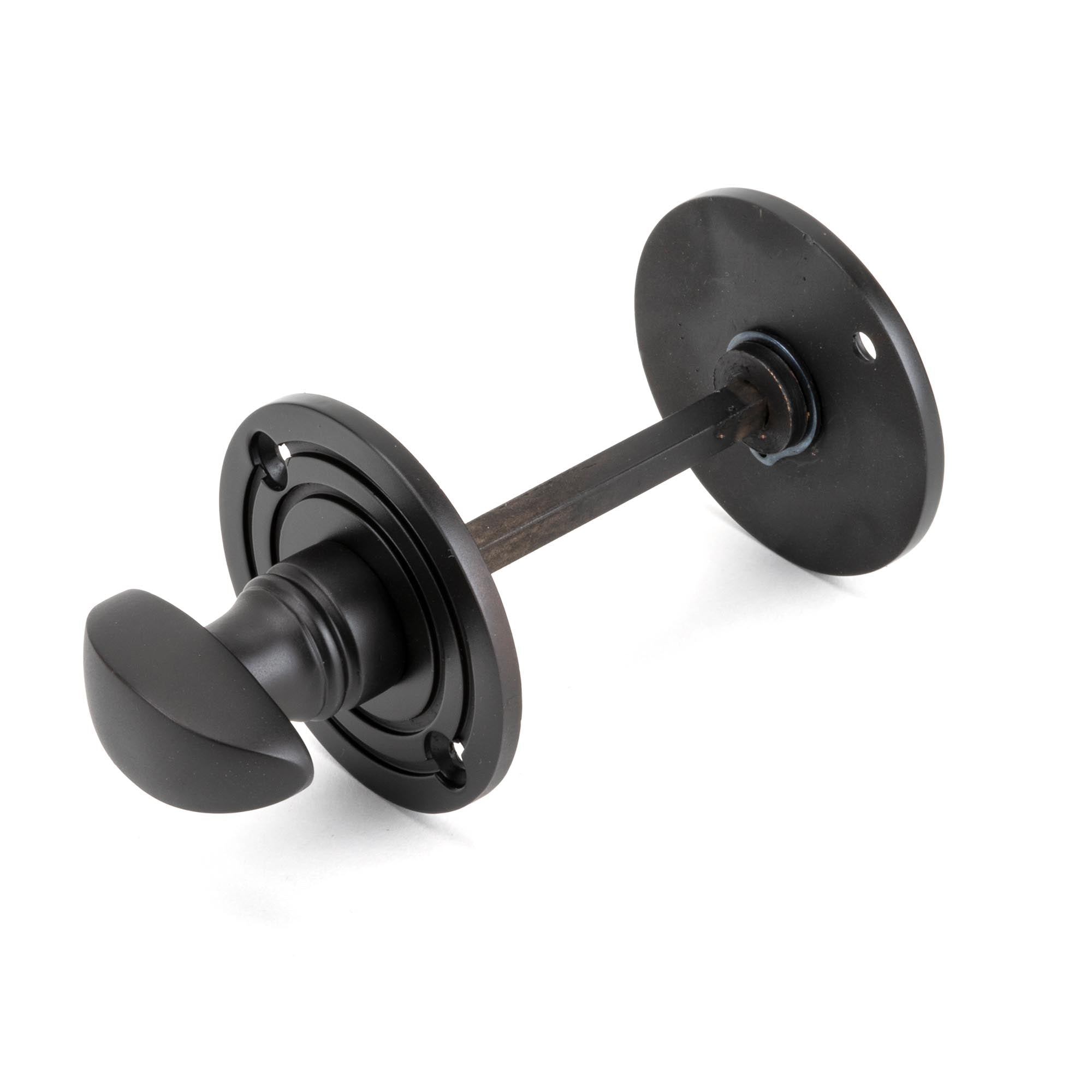 Aged Bronze Round Bathroom Thumbturn | From The Anvil - Thumbturns - From The Anvil - Yester Home